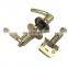 CE certification customized zinc home hotel security night handle separate door lock set with latch