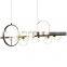 Luxury LED Chandelier Creative Lamp Strip Modern Minimalist Bar Glass Bubble Pendant Light For Restaurantr Shop