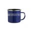 Custom Metal steel enamel travel coffee mug cup