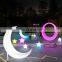 outdoor garden event party furniture LED moon swing children's playground outdoor rocking chair ring hanging LED Swing chair