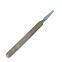 High elastic fine high-precision stainless steel pointed tweezers ST-14 hardbound with texture