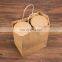 Customizable Grocery Portable Hemp Kraft Paper Bag China Custom Thank You Bag Color Paper Bag for Retail