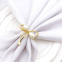 Gold Bow Knot Napkin Rings Buckles for Wedding Party Banquet Decoration Christmas
