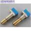 RE08 of 8mm Metal Shaft Sealed Logic Encoder with Switch, Horizontal Type, 16-Channel Encoder for Walkie-Talkie