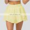 Golf Yoga Clothing Sportswear Short Sexy Tennis Skirt Two In One Active Sport Running Skorts Skirts With Ball Pockets