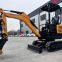 HX20T Cheap Mini Excavator Chinese New Excavators 2ton Pelle Smallest Micro Digger