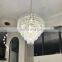 Large High Ceiling Multi-Tier Round Chandelier Home Hotel Chain Crystal Luxury Modern Chandelier