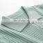 Wholesale Basic Rib Knit Cardigan for Women Casual Turn down Collar Sweater with Button Decoration Solid Cashmere for Winter