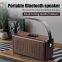 D30 Portable Wooden Retro Bluetooth Speaker Vintage Style caixa de som High Power Stereo Bluetooth-Speaker With for Phone Laptop