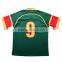 Men's custom logo raglan sleeve rugby jersey