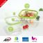 Non-stick Double Color Silicone Lunch Box Collapsible Food Container