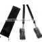 Directly factory sell 18 inch grill brush stainless steel + nylon bag printed LOGO BBQ cleaning grill brush