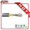 fiber glass 24F black PE jacket aerial g652d fiber cable