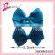 Handmade simple ribbon bow hot sale fancy elastic band for child