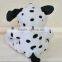 Stuffed Plush White Sitting Dog/Plush Dog With Spot/Small Stuffed Plush Dog