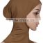 Fashion Women Ladies Cotton Muslim Inner Hijab Caps Hats Islamic Under Hijab Scarf