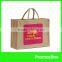 Hot Sell custom eco-friendly burlap grocery bags