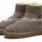 2015 High Quality Latest genuine Leather upper labo men's winter snow boots shoes black/gray