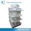 Economical and Practical metal furniture stores four-side shelving system