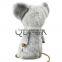 QD80905 Stuffed Real Mink Fur Kids Toys Rat Teedy