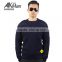 Military style pullover/sweater wool army men's shrug sweater/Pullover/Jersey with patches