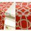 2015 new design red chinese art table runners fancy pattern tablecloths