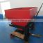 Agricultural tractor mounted broadcast sower