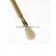 Double Sided Pink And Yellow Hair Long Handle Foundation Makeup Brush