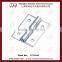 Two sided surface mounted furniture hardware door hinge 077032AS