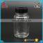 health-care glass jar honey jar glass bottle 100ml pharmaceutical use glass jar with black lid