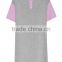 Women's Casual Nighty Dress Cotton Knit Jersey Nightshirt