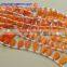 Carnelian Faceted Elongated Pyramid 8*15 mm 74 cts Faceted Elongated Pyramid 6" Strand length Natural gemstones