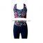 2016 China Factory Wholesale Printed Tight Top Quality Gym Sportswear Two Pieces Fur High Waist Yoga Suit