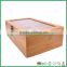 FB4-1020 Bamboo Tea Storage Box, 8 Equally Divided Compartments