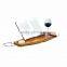 Multifunctional Natural Bamboo Bathtub Caddy with Soap Tray