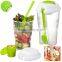 2015 Hot selling Plastic Salad Shaker cupsWith Dressing Container Fork