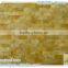 Brick yellow mother of pearl mosaic gold shell mosaic wall tile