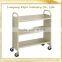 School Steel Furniture Libtary Mobile Steel Book Cart/Library Book Trolley/Library Book Cart,Metal book trolly