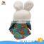 lovely japanese rabbit plush toy CE standard soft bunny toy with kimono