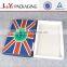 Union Jack printed fashion designed shawl flat pack custom clothes packaging boxes