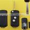 Best price 2 buttons flip remote key cover with groove blade Peugeot 407