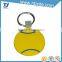 Fashionable made plastic soft pvc key chain