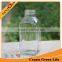350ml Empty Square Glass Bottle For Ice Cold Drink Wholesale
