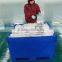 SCC biggest size 1000L large ice cooler, plastic ice bin for fish transport
