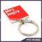 High qulaity square shape red keychain promotional gift