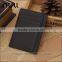 Top layer cow branded black wallet leather card holder with money pocket