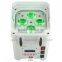 4X10w RGBWA+UV 6 in 1 wireless battery powered led par
