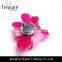 2015 Latest New Design Hot Selling Pink Flower Korean Cheap Crystal Rhinestone Brooch Quality Choice