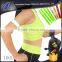 fluorescent green reflective pvc snap bracelet wrist band for safety