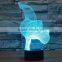 classic cartoon pterosaur led night light/Customized personalized cartoon animal led night light/FACTORY make 3d led Night Light